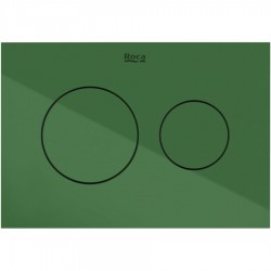 Flush wall plates for concealed cistern dual flush valve material: ABS Mechanical with string, color: Green surface: Glossy Flush plates