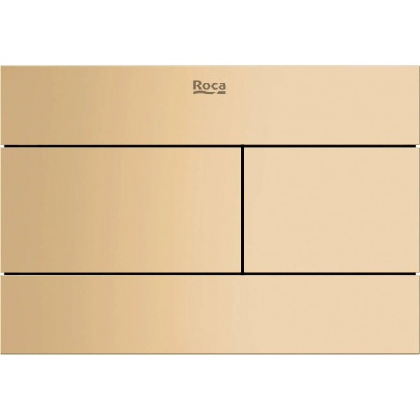 Πλακέτα εντοιχιζόμενου καζανακίου PS2, Rose Gold από ABS διπλής ενέργειας μηχανικά με ντίζα, χρώμα: Ροζ Χρυσό επιφάνεια: Γυαλιστερή Πλακέτες