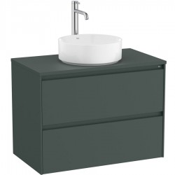 Furniture base without washbasin 79,4x45,7x58,3 material: Wood composite wall mounted, color: Green Cabinets without wash basin
