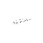Towel 60cm Fixed material: Brass single, color: Pink Gold surface: Glossy Towel rails Towel 60cm Fixed material: Brass single, color: Pink Gold surface: Glossy Towel rails