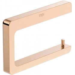Paper holder no cover material: Brass, color: Pink Gold surface: Glossy Toilet paper holders