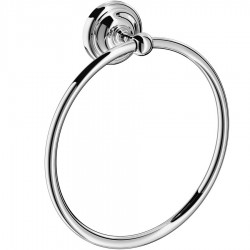 Towel ring closed material: Brass, color: Chrome surface: Glossy