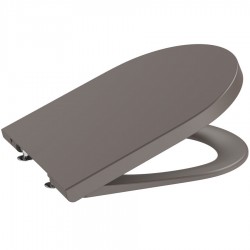 Toilet-seat soft closing, style: Wrapover Supralit, color: Brown Toilet seats & covers