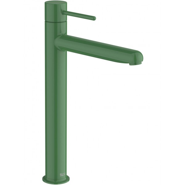 Wash basin tap Deck-mounted for free-standing washbasin material: Brass mixer Without waste, color: Green surface: Glossy Deck-mounted