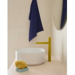 Wash basin tap Deck-mounted for free-standing washbasin material: Brass mixer Without waste, color: Yellow surface: Glossy Deck-mounted