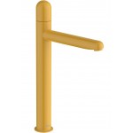 Wash basin tap Deck-mounted for free-standing washbasin material: Brass mixer Without waste, color: Yellow surface: Glossy Deck-mounted