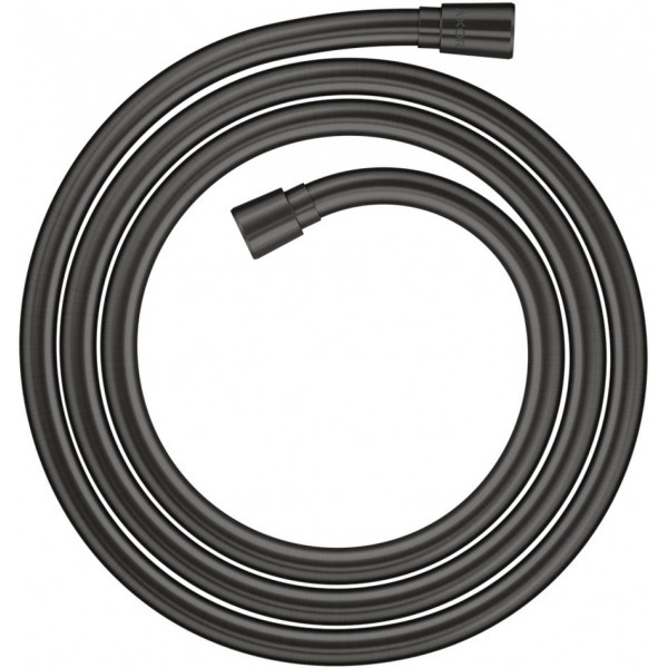 Σπιράλ 200cm από ABS με δύο κωνικά παξιμάδια, Brushed Black Chrome, χρώμα: Μαύρο επιφάνεια: Βουρτσισμένη Σπιράλ τηλεφώνου