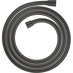 Σπιράλ 200cm από ABS με δύο κωνικά παξιμάδια, Brushed Black Chrome, χρώμα: Μαύρο επιφάνεια: Βουρτσισμένη