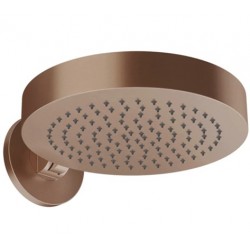 Shower head Wall-mounted 32x32 material: Brass, style: 1 spray, color: Bronze surface: Brushed Overhead showers