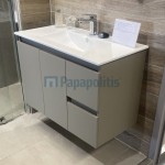Furniture base with washbasin 90x46x60 material: Lacquer 1 basin wall mounted, color: Wood Oak Cabinets with wash basin Furniture base with washbasin 90x46x60 material: Lacquer 1 basin wall mounted, color: Wood Oak Cabinets with wash basin