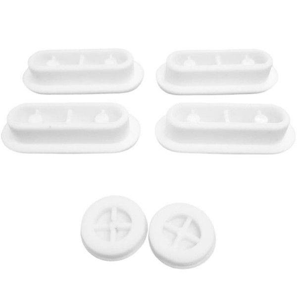 Seat buffer material: Plastic Buffers for WC seats Seat buffer material: Plastic Buffers for WC seats