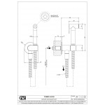 Bidet system Fixed temperature material: Brass, color: Bronze surface: Brushed Exposed bidet hand shower systems