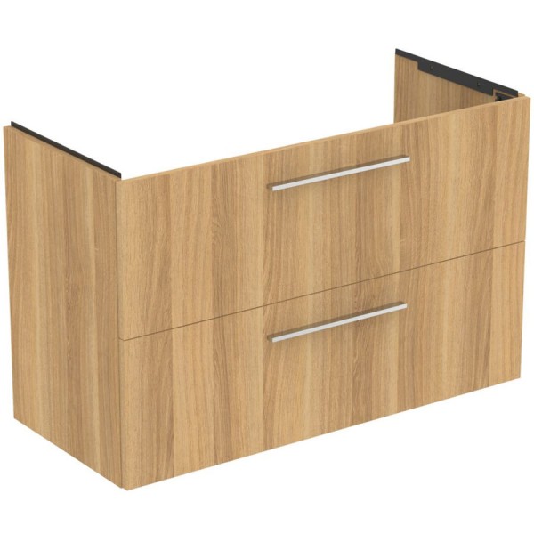 Furniture base without washbasin 100x44x63 material: Wood composite wall mounted, color: Wood Oak Cabinets without wash basin