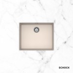 Sink Granite 50x40 free Undermount 1 bowl, color: Beige Granite