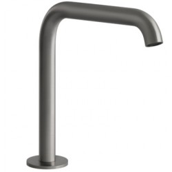 Εκροή (στόμιο) 20,5cm επικαθήμενος τύπος 20,2cm Steel Brushed από inox, χρώμα: Χρωμέ επιφάνεια: Βουρτσισμένη Στόμια (ρουξούνια)