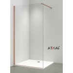 Καμπίνα ντουζιέρας ευθύγραμμη 100x200 8mm σταθερή με βραχίονα στήριξης, Brushed Copper επιφάνεια: Βουρτσισμένη, χρώμα: Μπρονζέ Ευθύγραμμες Καμπίνα ντουζιέρας ευθύγραμμη 100x200 8mm σταθερή με βραχίονα στήριξης, Brushed Copper επιφάνεια: Βουρτσισμένη, χρώμα: Μπρονζέ Ευθύγραμμες