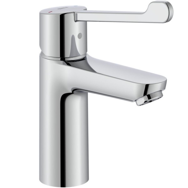Special needs wash basin mixer S-Size Υ18,7cm, color: Chrome material: Brass Special needs wash basin mixer S-Size Υ18,7cm, color: Chrome material: Brass Accessible wash basin taps