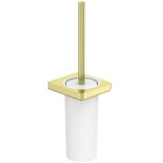 Brush (broom) material: Brass Wall-mounted, color: Gold surface: Brushed Toilet brush holders Brush (broom) material: Brass Wall-mounted, color: Gold surface: Brushed Toilet brush holders