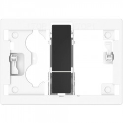 Installation frame for flush mounting material: ABS PS4, color: Black surface: Glossy Parts