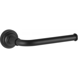 Paper holder no cover material: Brass, color: Black surface: Matt Toilet paper holders