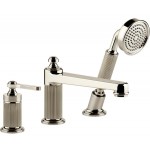 Bathtub tap Deck-mounted complete material: Brass, color: Chrome surface: Glossy Deck-mounted