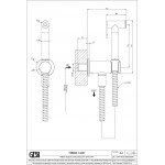 Bidet system Fixed temperature material: Brass push-button Shut-Off, color: Bronze surface: Brushed Exposed bidet hand shower systems Bidet system Fixed temperature material: Brass push-button Shut-Off, color: Bronze surface: Brushed Exposed bidet hand shower systems