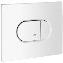 Flush wall plates for concealed cistern Actuation dual flush valve material: ABS, color: White surface: Glossy