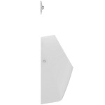 Ουρητήριο 31,5x30x64 επίτοιχο Με εντοιχιζόμενη βαλβίδα, χρώμα: Λευκό Επίτοιχα