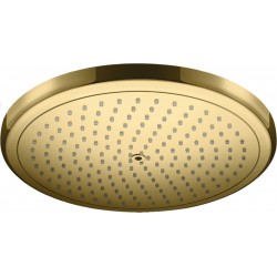 Shower head Wall-mounted / Ceiling-mounted 28x28 material: Brass, style: 1 spray, color: Gold surface: Glossy Overhead showers