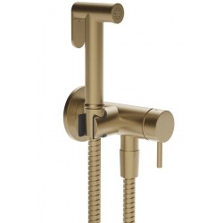 Σύστημα ντους μπιντέ εξωτερικό μέρος αναμεικτικό Shut-off, Warm Bronze Brushed PVD από ορείχαλκο, χρώμα: Μπρονζέ επιφάνεια: Βουρτσισμένη Συστήματα ντους μπιντέ εντοιχιζόμενα