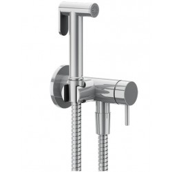 Σύστημα ντους μπιντέ εξωτερικό μέρος αναμεικτικό Shut-Off από ορείχαλκο, χρώμα: Χρωμέ επιφάνεια: Γυαλιστερή Συστήματα ντους μπιντέ εντοιχιζόμενα