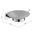 Soap material: Brass Wall-mounted, color: Chrome surface: Glossy Soap material: Brass Wall-mounted, color: Chrome surface: Glossy Soap holders