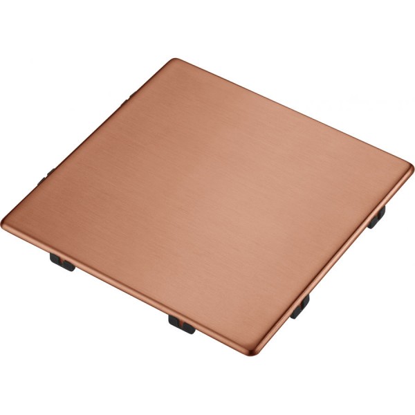 Valve Cover material: Inox, color: Bronze Drains - Siphons