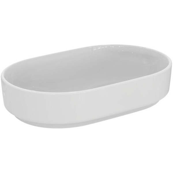 Washbasin Free standing 60x38x13 material: Porcelain Without hole Without overflow, color: White surface: Glossy Free standing