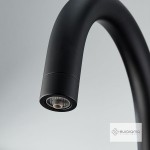 Kitchen tap Deck-mounted material: Brass with water filter, color: Black surface: Matt Deck-mounted Kitchen tap Deck-mounted material: Brass with water filter, color: Black surface: Matt Deck-mounted