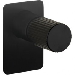 Μπαταρία ντουζιέρας εντοιχιζόμενη 1 εξόδου αναμεικτική από ορείχαλκο με πλακέτα Black Matt, χρώμα: Μαύρο επιφάνεια: Ματ Εντοιχιζόμενες εξωτερικό μέρος