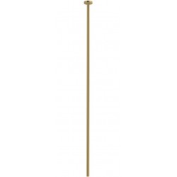 Εκροή (στόμιο) 130cm οροφής Brushed Gold από ορείχαλκο, χρώμα: Χρυσό επιφάνεια: Βουρτσισμένη Στόμια (ρουξούνια)