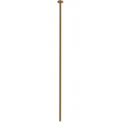 Εκροή (στόμιο) 130cm οροφής Bronze Brushed από ορείχαλκο, χρώμα: Μπρονζέ επιφάνεια: Βουρτσισμένη Στόμια (ρουξούνια)