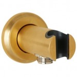 Shower holder Fixed With Outlet elbow material: Brass, color: Gold surface: Brushed Shower holders Shower holder Fixed With Outlet elbow material: Brass, color: Gold surface: Brushed Shower holders