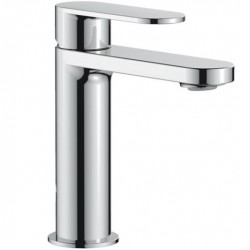 Wash basin tap Deck-mounted material: Brass mixer With push-open waste set Μ size, color: Chrome surface: Glossy Deck-mounted