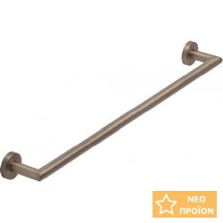 Πετσετοθήκη 60cm Antique Brass σταθερή από ορείχαλκο μονή, χρώμα: Μπρονζέ επιφάνεια: Βουρτσισμένη Πετσετοθήκες
