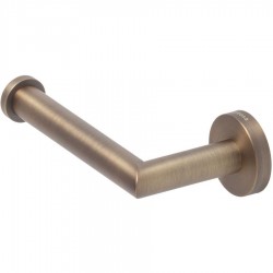 Paper holder no cover material: Brass, color: Bronze surface: Brushed Toilet paper holders