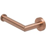 Paper holder no cover material: Brass, color: Pink Gold surface: Brushed Toilet paper holders
