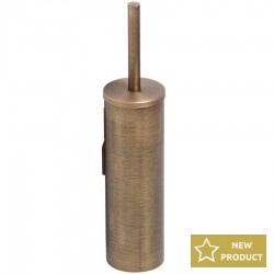Brush (broom) material: Brass Wall-mounted, color: Bronze surface: Brushed Toilet brush holders