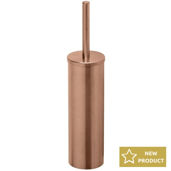Brush (broom) material: Brass Wall-mounted, color: Pink Gold surface: Brushed Toilet brush holders Brush (broom) material: Brass Wall-mounted, color: Pink Gold surface: Brushed Toilet brush holders