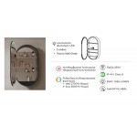 Mirror, shape: Capsule 50x90 material: Wood composite, color: Black Mirrors Mirror, shape: Capsule 50x90 material: Wood composite, color: Black Mirrors