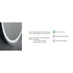 Mirror, shape: Capsule 45x90 material: Crystal, color: Black Mirrors Mirror, shape: Capsule 45x90 material: Crystal, color: Black Mirrors