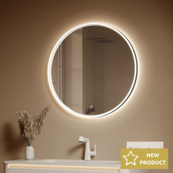 Mirror, shape: Round 80x80 material: Brass, color: Black Mirrors Mirror, shape: Round 80x80 material: Brass, color: Black Mirrors