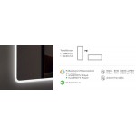 Mirror, shape: Rectangle 60x180 material: Crystal, color: No color Mirrors Mirror, shape: Rectangle 60x180 material: Crystal, color: No color Mirrors