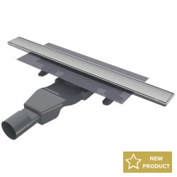 Shower channel AISI304 material: Inox 60x6x6, color: Chrome Linear shower drains